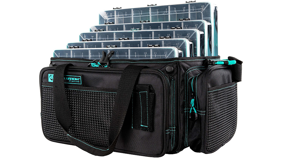 Evolution Outdoor Horizontal 3600 Drift Series Tackle Bags, Seafoam/Black, H36013-EV