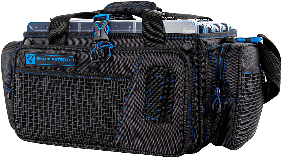 Evolution Outdoor Horizontal 3700 Drift Series Tackle Bags, Blue/Black, H37008-EV