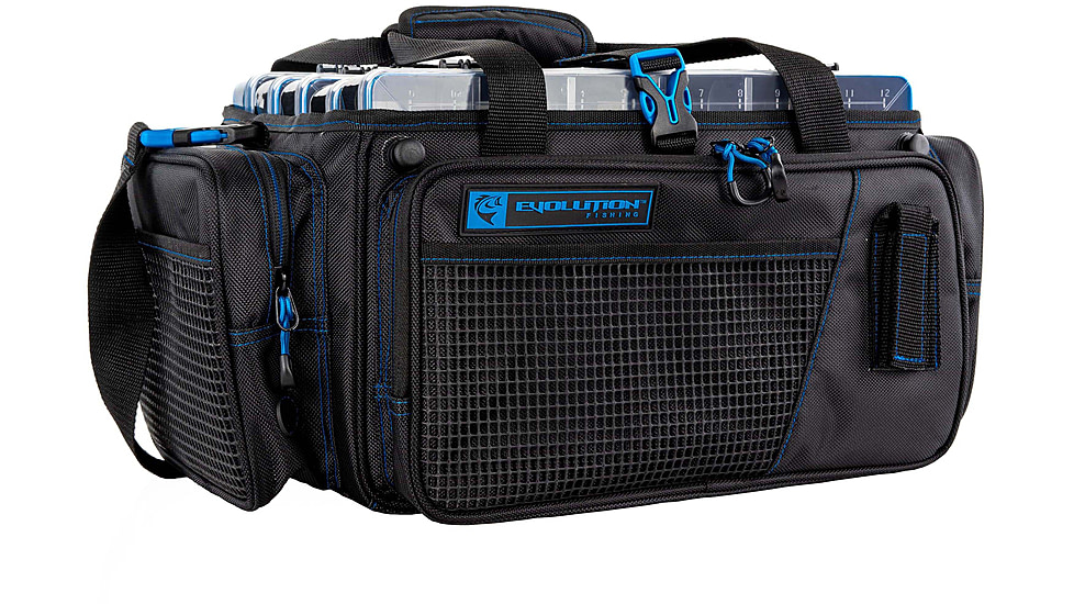 Evolution Outdoor Horizontal 3700 Drift Series Tackle Bags, Blue/Black, H37008-EV