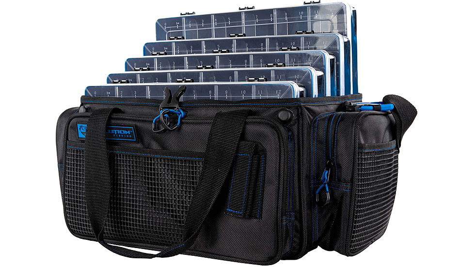 Evolution Outdoor Horizontal 3700 Drift Series Tackle Bags, Blue/Black, H37008-EV