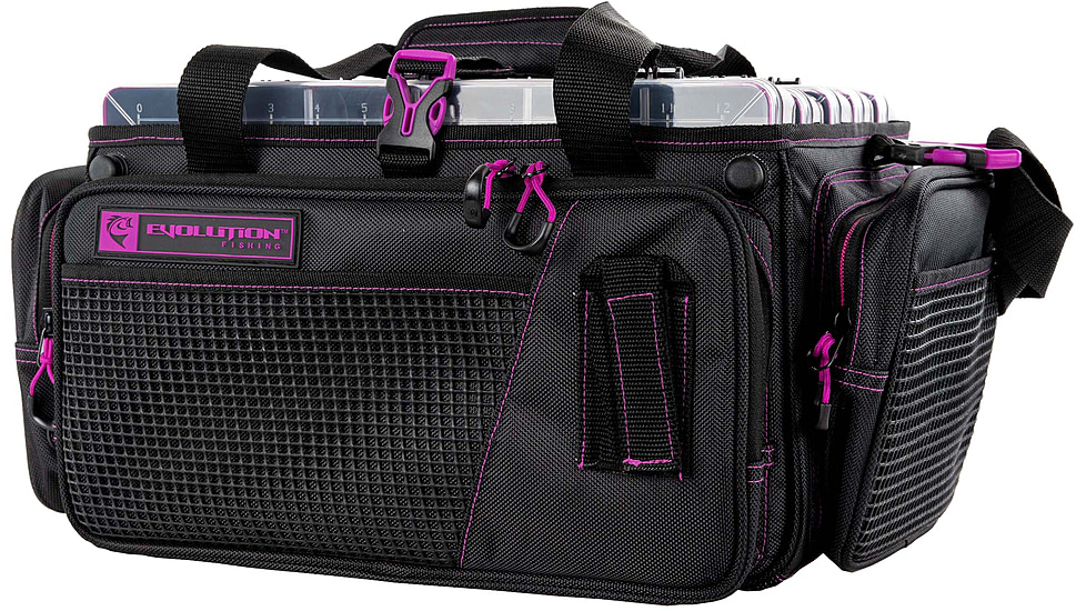Evolution Outdoor Horizontal 3700 Drift Series Tackle Bags, Purple/Black, H37011-EV