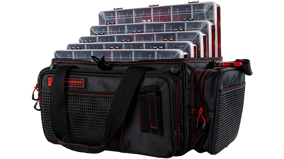 Evolution Outdoor Horizontal 3700 Drift Series Tackle Bags, Red/Black, H37010-EV