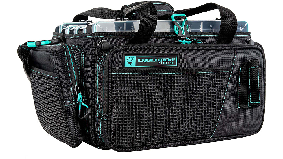 Evolution Outdoor Horizontal 3700 Drift Series Tackle Bags, Seafoam/Black, H37009-EV