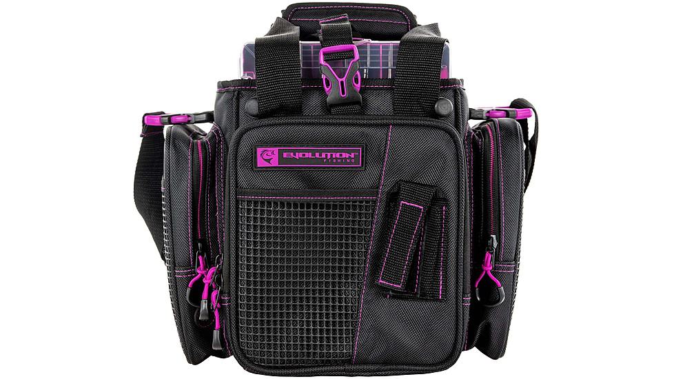Evolution Outdoor Vertical 3600 Drift Series Tackle Bags, Purple/Black, V36020-EV