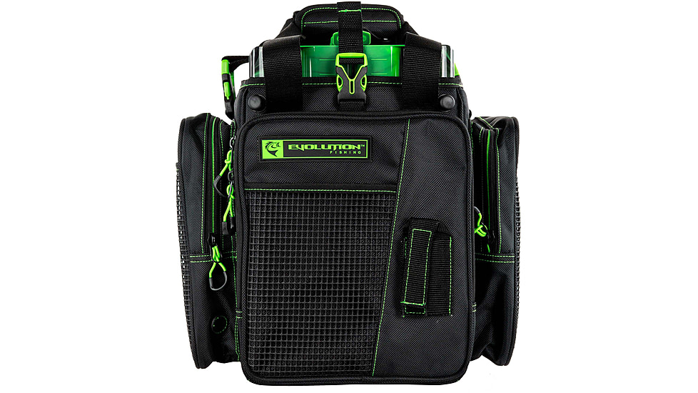 Evolution Outdoor Vertical 3700 Drift Series Tackle Bags, Green/Black, V37012-EV