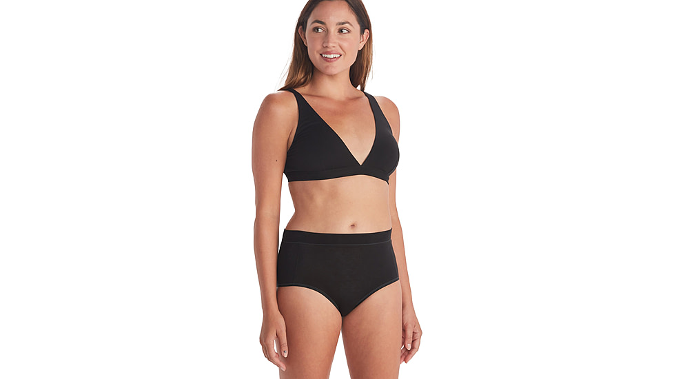 ExOfficio Everyday Bralette Bra - Womens, Black, Extra Small, E14115-9999-XS
