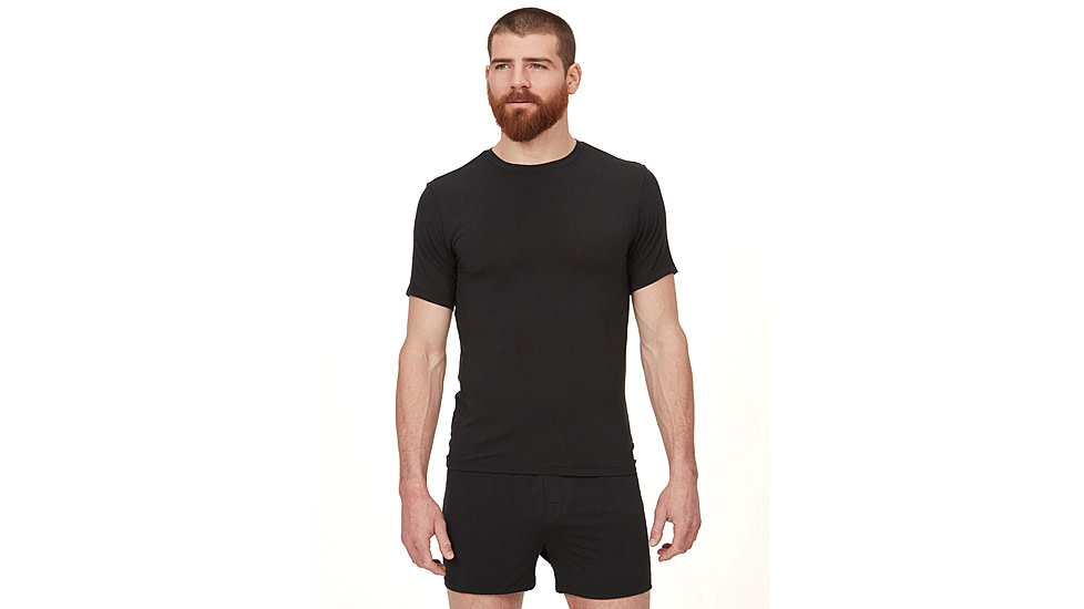 ExOfficio Everyday Crew Tee - Mens, Black, Small, E14106-9999-S