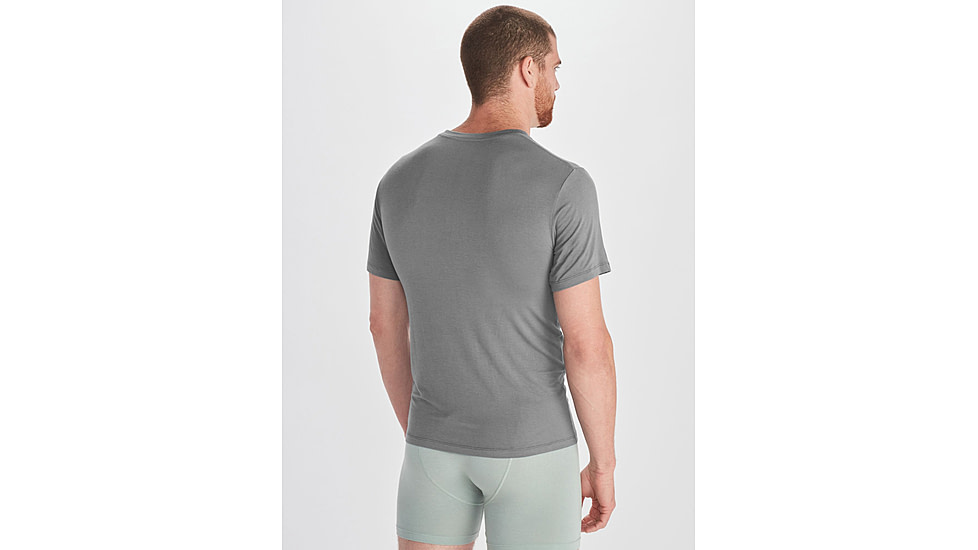 ExOfficio Everyday Crew Tee - Mens, Grey Heather, Medium, E14107-9310-M