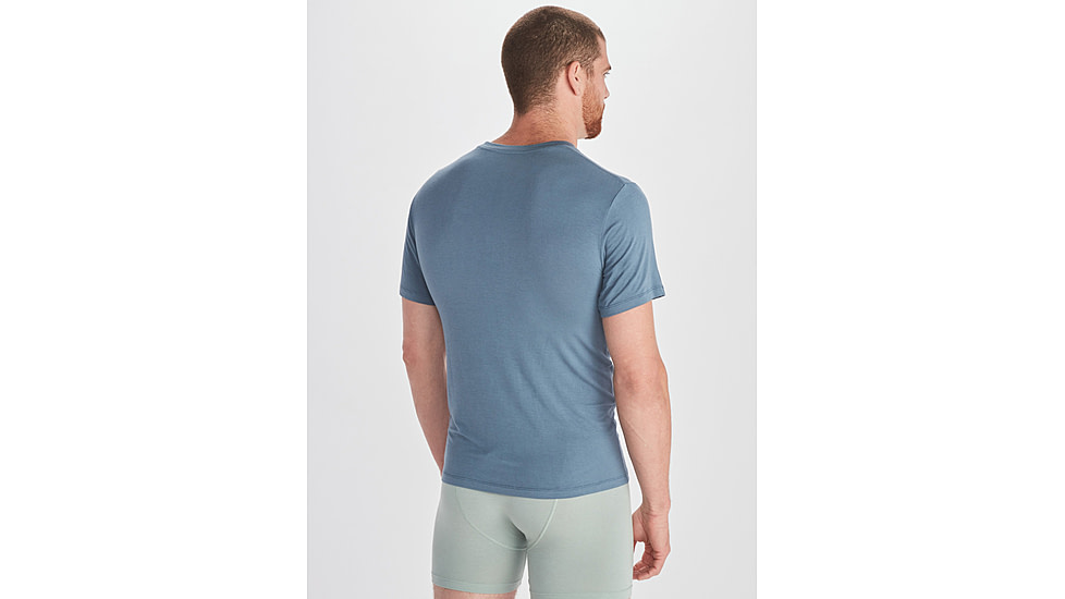 ExOfficio Everyday Crew T-Shirt - Men, 2XL, Steel Blue, E14106-18904-2XL