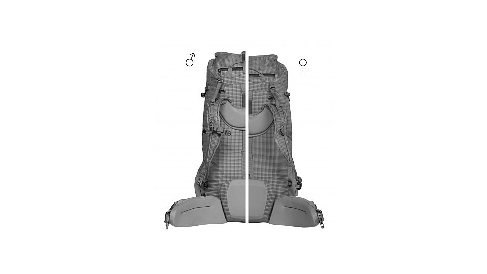 Exped Lightning 60 Backpack, Black, 60 L, 7640445451338