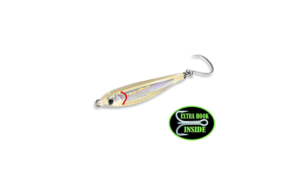 Fat Cow Epoxy Resin Fat Minnow Epoxy Resin Jig 1 OZ Bone, FMRJ28-BNE