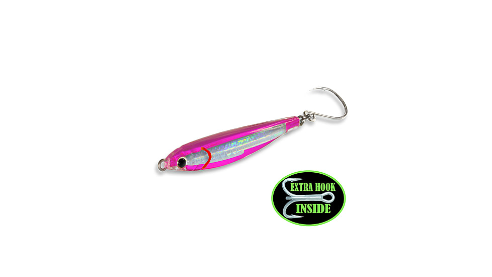 Fat Cow Epoxy Resin Fat Minnow Epoxy Resin Jig 1 OZ Pink, FMRJ28-P
