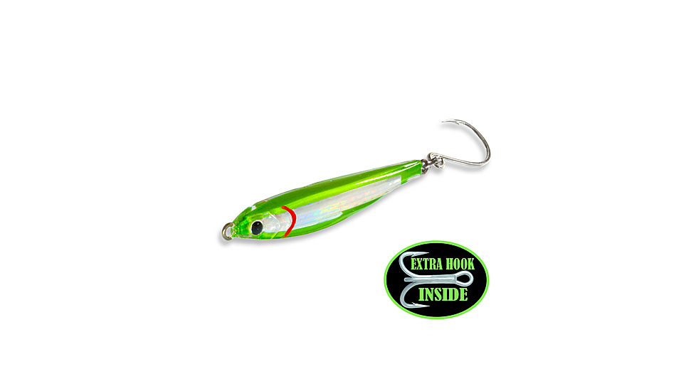 Fat Cow Epoxy Resin Fat Minnow Epoxy Resin Jig 3/4 OZ Green, FMRJ21-GRN