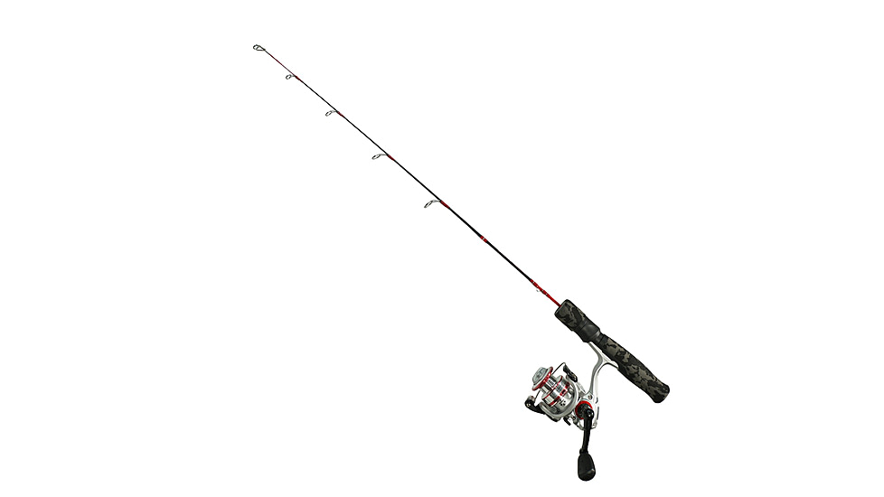 Favorite Fishing Army Ice Rod Combo, 28in, Medium Light, Black/Red, ARICE-281ML
