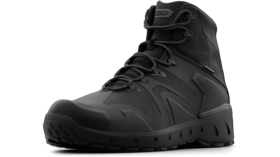 First Tactical AERO-TAC 5in H2O Side-Zip Mid Tactical Boots - Men's, Regular, Black, 10, 165929-19-10 R