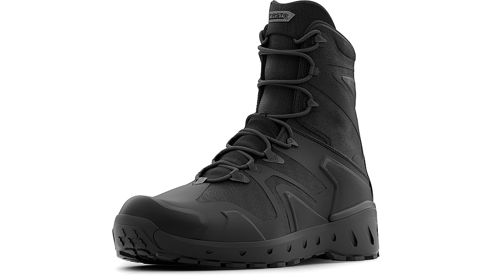 First Tactical AERO-TAC 8in Side-Zip Tactical Boots - Mens, Black, 12 US/Wide, 165925-019-12-W
