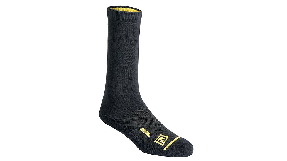 First Tactical Ctn 6in Duty Socks 3-Pk, Black, L/XL 160001-019-L/XL