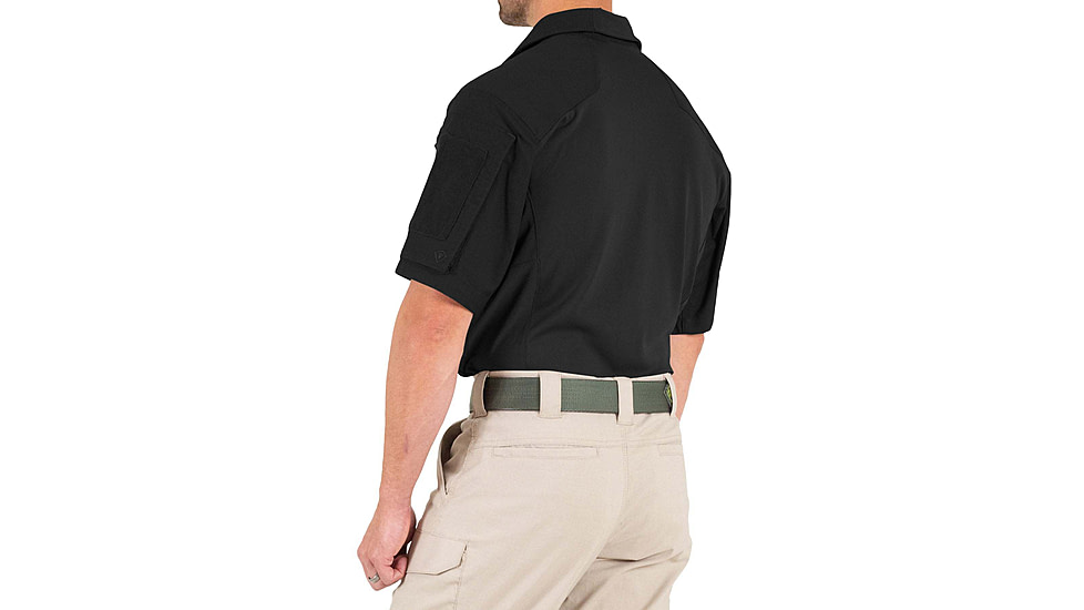 First Tactical Defender Short Sleeve Shirt - Mens, Tall, Black, Extra Large, 112017-019-XL-T