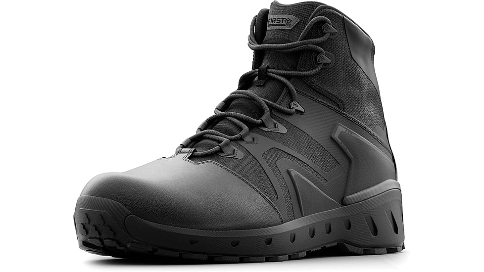 First Tactical AERO-TAC Polishable Toe Side-Zip Mid Tactical Boots - Mens