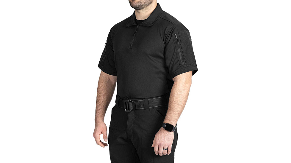 First Tactical M V2 Responder Ss Shirt, Black - 112024-019-3XL-T