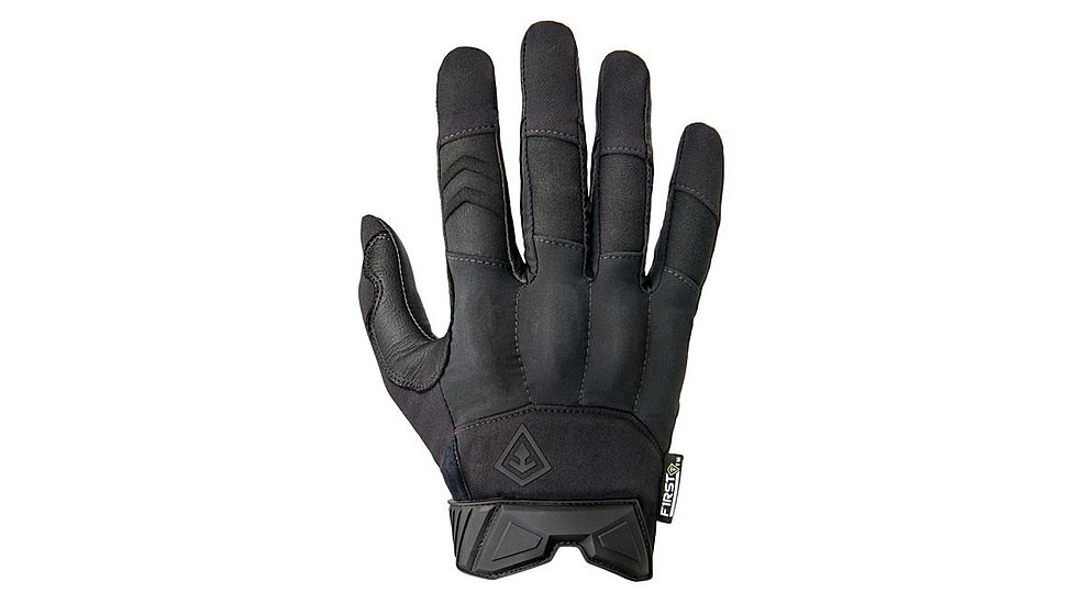 First Tactical Padded Knuckle Glove, Black, Small 150007-019-S
