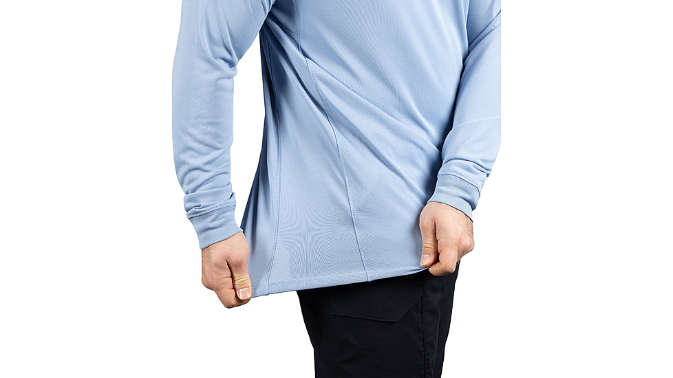 First Tactical Performance Long Sleeve Polo - Mens, Medium Blue, Regular/3XL, 111503-781-3XL