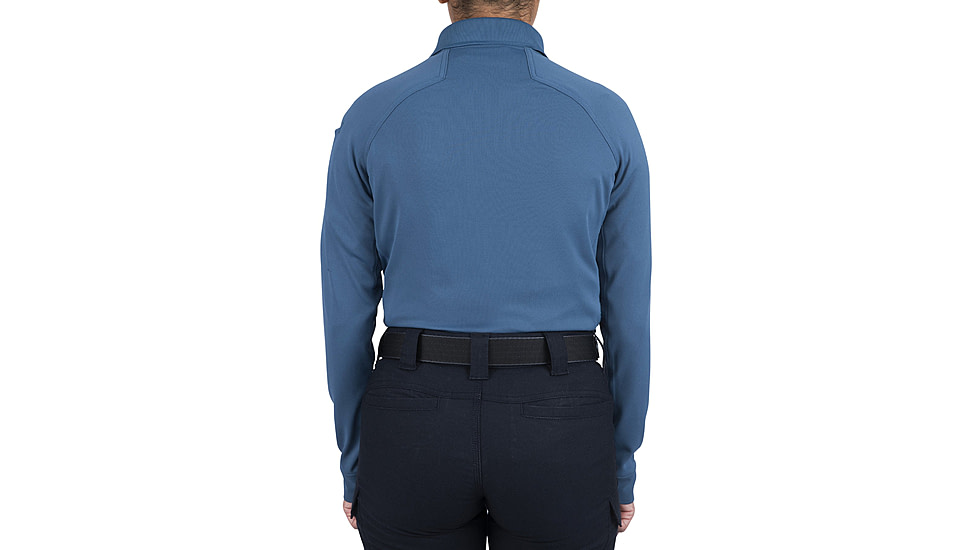 First Tactical Performance Long Sleeve Polo - Womens, French Blue, 3XL, 121503-484-3XL