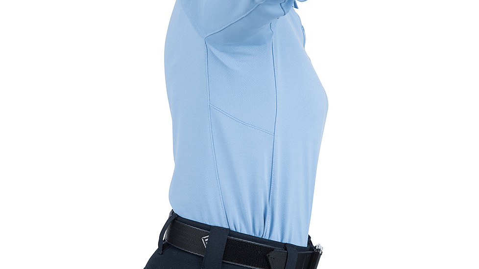 First Tactical Performance Long Sleeve Polo - Womens, Medium Blue, Large, 121503-781-L