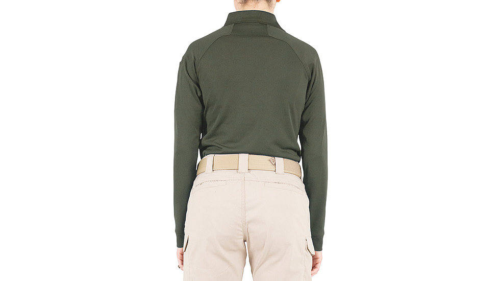 First Tactical Performance Long Sleeve Polo - Womens, OD Green, 3XL, 121503-830-3XL