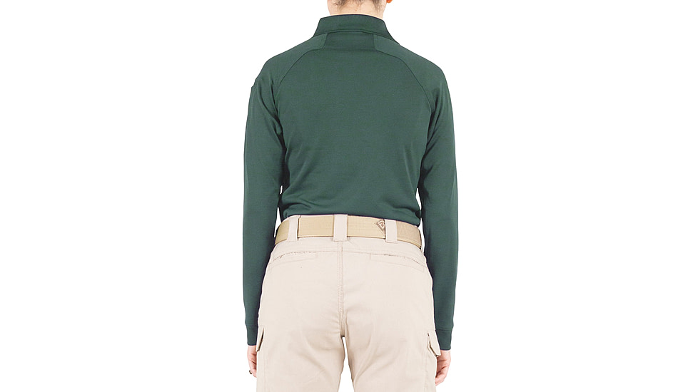 First Tactical Performance Long Sleeve Polo - Womens, Spruce Green, 3XL, 121503-812-3XL