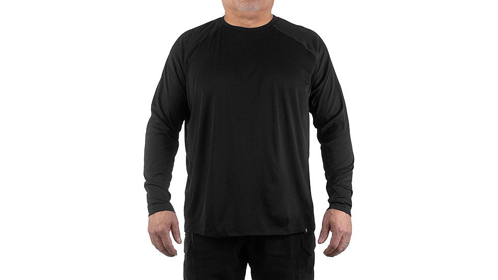 First Tactical Performance Long Sleeve T-Shirt - Mens, Black, Large, 111504-019-L-R