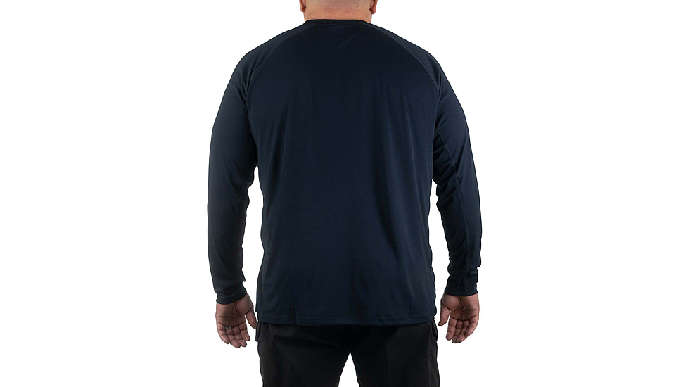 First Tactical Performance Long Sleeve T-Shirt - Mens, Midnight Navy, Medium, 111504-729-M-R