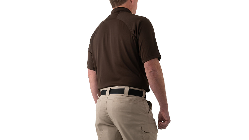 First Tactical Performance Short Sleeve Polo - Mens, Kodiak Brown, Tall, 4X-Large, 112509-182-4XL-T