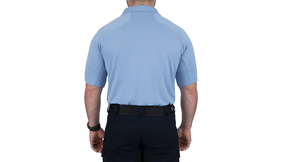 First Tactical Performance Short Sleeve Polo - Men's, Tall, Medium Blue, 2XL, 112509-781-XXL-T