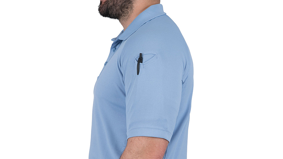 First Tactical Performance Short Sleeve Polo - Mens, Medium Blue, Tall/2XL, 112509-781-XXL-T