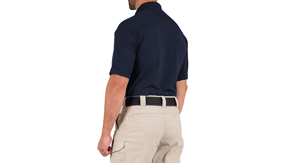 First Tactical Performance Short Sleeve Polo - Mens, Midnight Blue, Tall/2XL, 112509-729-XXL-T