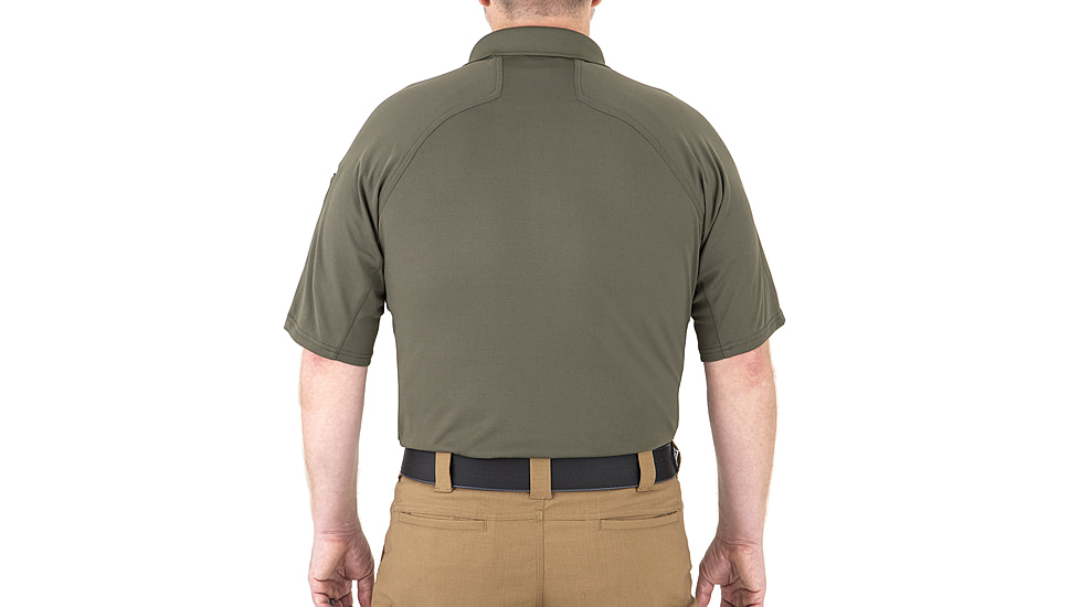 First Tactical Performance Short Sleeve Polo - Mens, OD Green, Medium, 112509-830-M