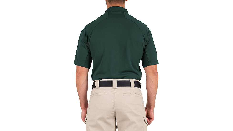 First Tactical Performance Short Sleeve Polo - Mens, Spruce Green, Tall/2XL, 112509-812-XXL-T
