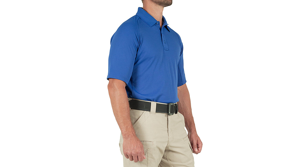 First Tactical Performance Short Sleeve Polo - Mens, Tall, Academy Blue, 5XL, 112509-691-5XL-T