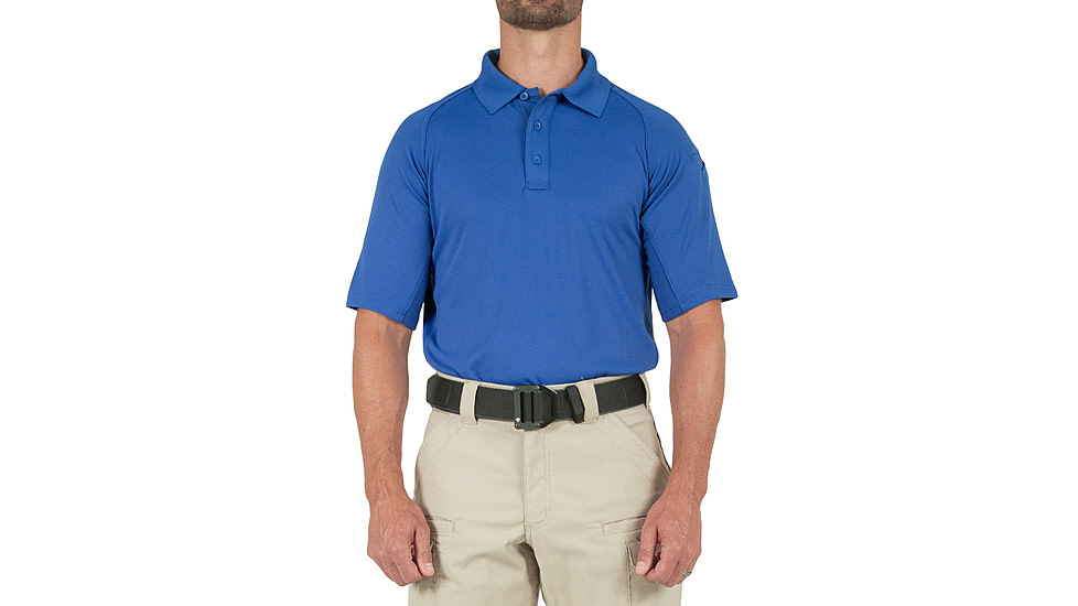 First Tactical Performance Short Sleeve Polo - Mens, Tall, Academy Blue, 5XL, 112509-691-5XL-T