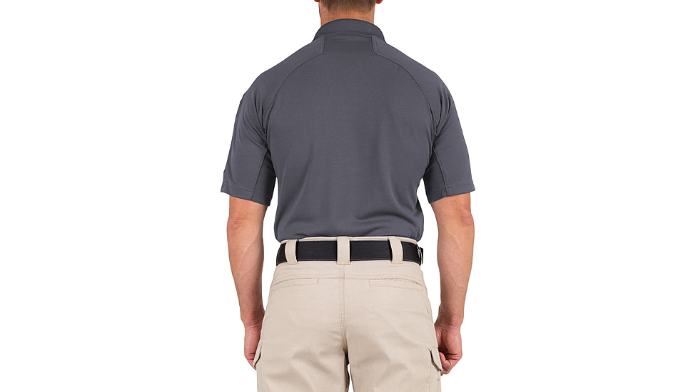 First Tactical Performance Short Sleeve Polo - Mens, Tall, Asphalt, 5XL, 112509-015-5XL-T