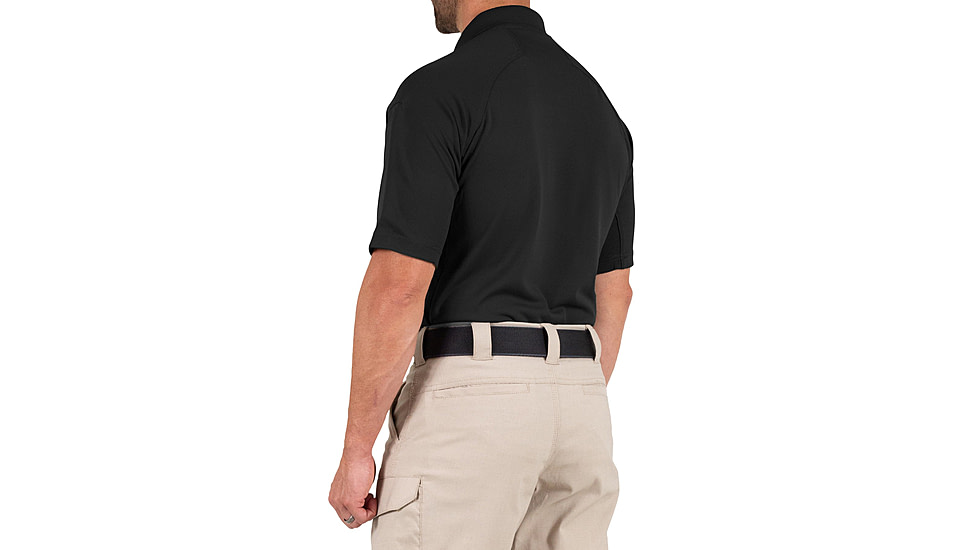 First Tactical Performance Short Sleeve Polo - Mens, Tall, Black, 6XL, 112509-019-6XL-T