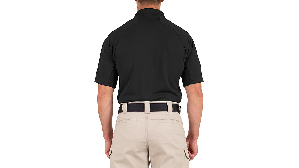 First Tactical Performance Short Sleeve Polo - Mens, Tall, Black, 6XL, 112509-019-6XL-T