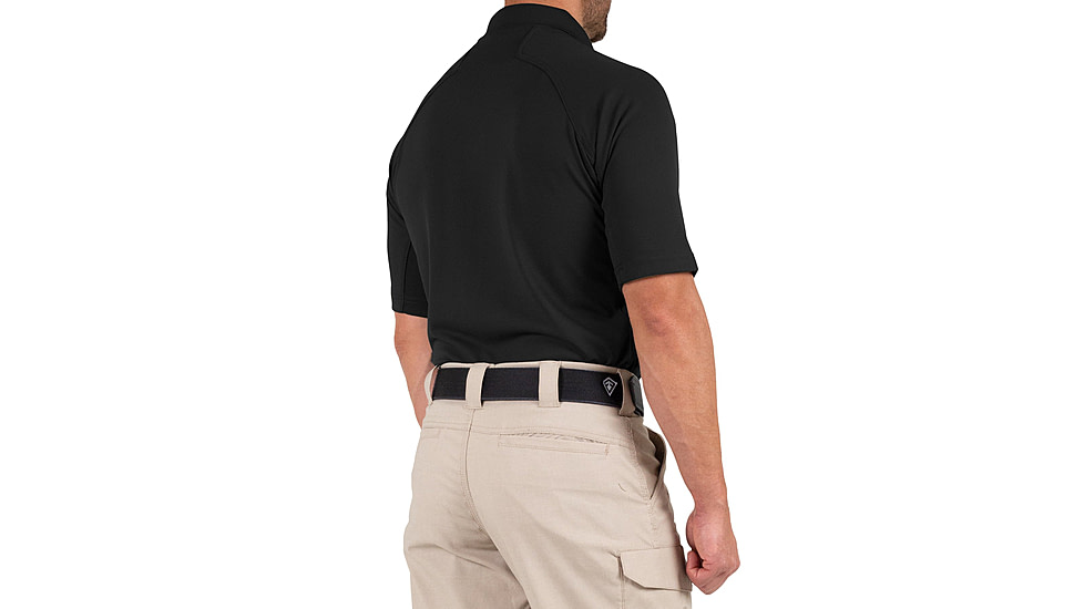 First Tactical Performance Short Sleeve Polo - Mens, Tall, Black, 6XL, 112509-019-6XL-T