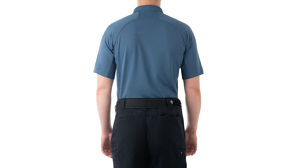 First Tactical Performance Short Sleeve Polo - Mens, Tall, French Blue, 5XL, 112509-484-5XL-T