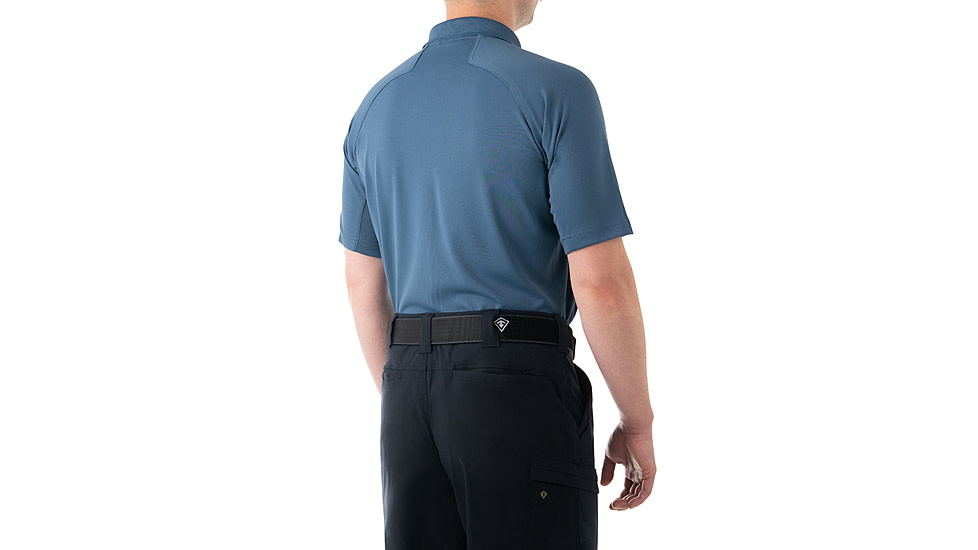 First Tactical Performance Short Sleeve Polo - Mens, Tall, French Blue, 5XL, 112509-484-5XL-T