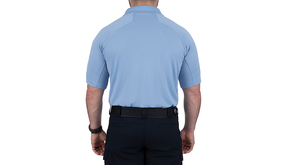 First Tactical Performance Short Sleeve Polo - Mens, Tall, Medium Blue, 5XL, 112509-781-5XL-T