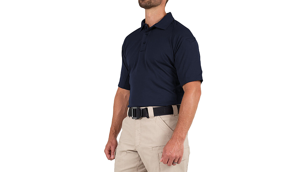 First Tactical Performance Short Sleeve Polo - Mens, Tall, Midnight Navy, 6XL, 112509-729-6XL-T