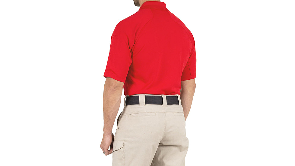 First Tactical Performance Short Sleeve Polo - Mens, Tall, Red, 5XL, 112509-400-5XL-T