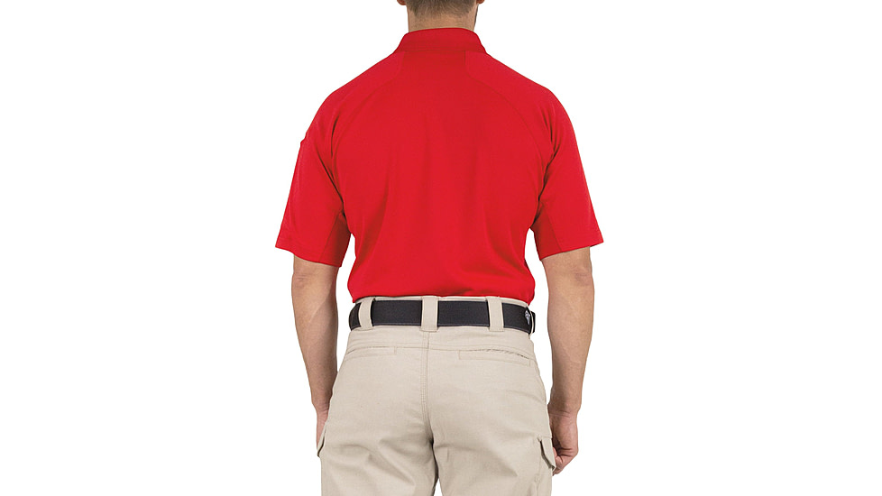 First Tactical Performance Short Sleeve Polo - Mens, Tall, Red, 5XL, 112509-400-5XL-T